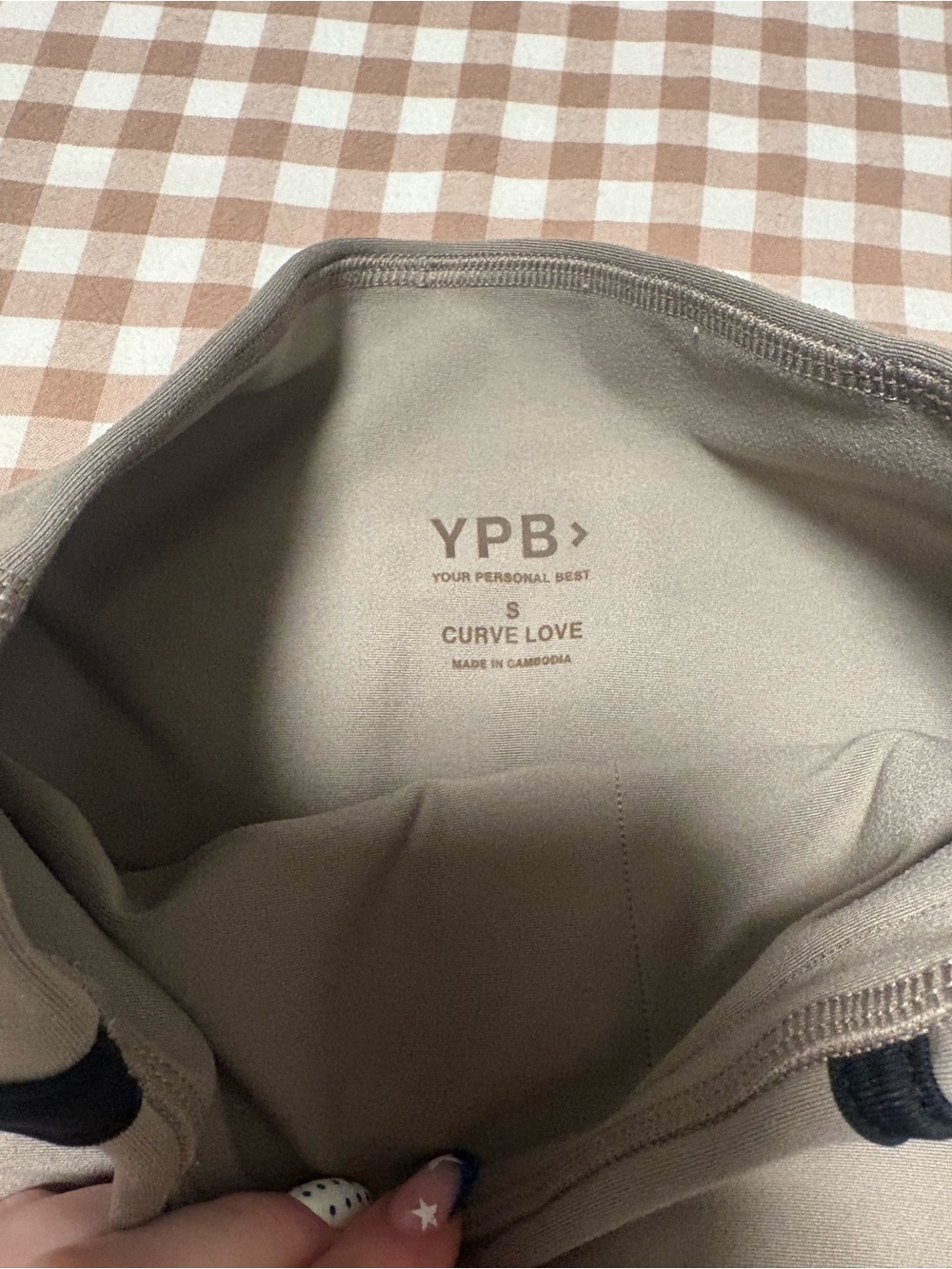 Abercrombie & Fitch YPB activewear leggings in
a greystone color - Picture 3 of 3